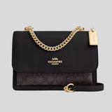 COACH Klare Crossbody Bag In Signature Canvas Walnut/Black CV978