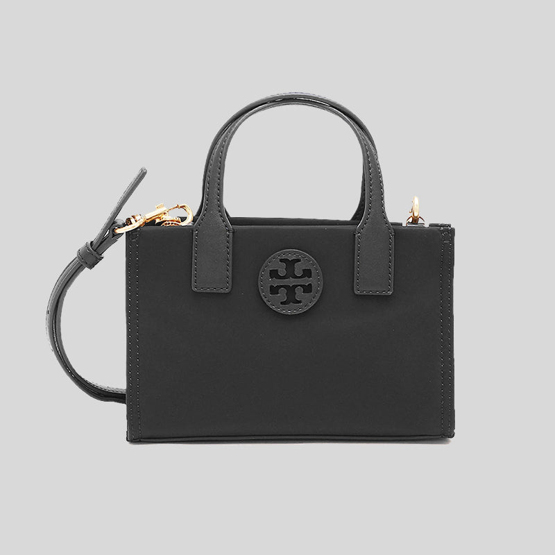 Tory Burch Ella Mini Tote Black 146437 lussocitta lusso citta luxury handbag chanel lv gucci celine coach Marc Jacobs 