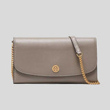 Tory Burch ROBINSON Chain Wallet Gray Heron 137152 Lussocitta lusso citta