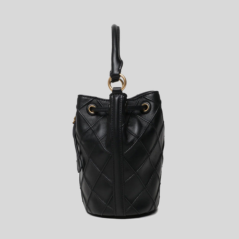 Tory Burch 142565 SMALL FLEMING SOFT BUCKET Bag Black