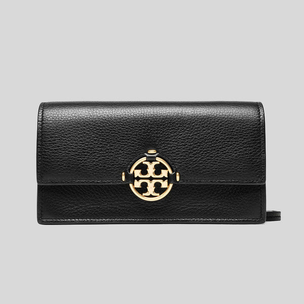 TORY BURCH Miller Wallet Crossbody Black 137145