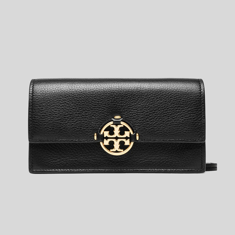 TORY BURCH Miller Wallet Crossbody Black 137145