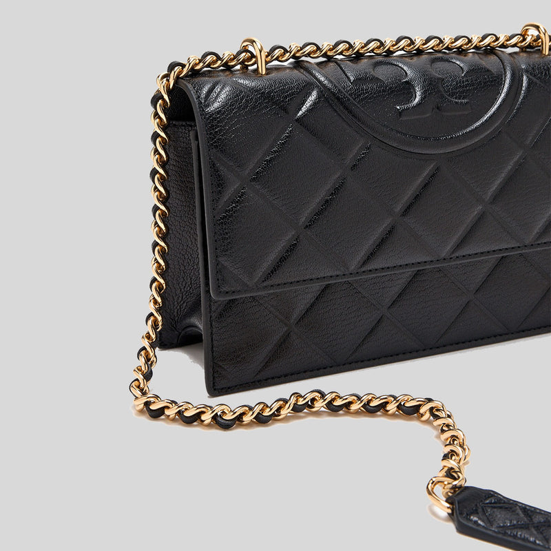 TORY BURCH Small Fleming Convertible Shoulder Bag Black 164800