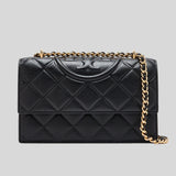 Tory Burch Small Fleming Convertible Shoulder Bag Black 164800