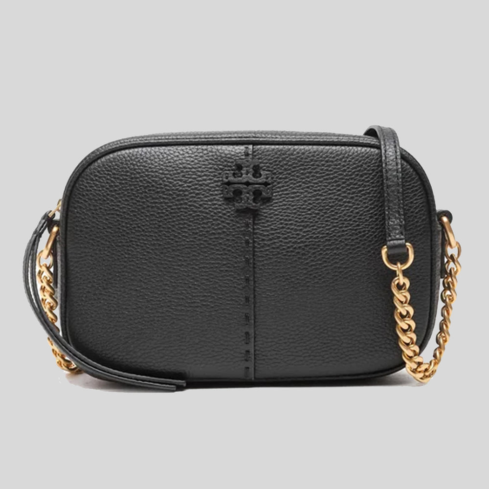 Tory burch mcgraw camera bag black outlet