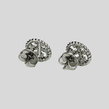 Tory Burch Rope Logo Stud Earring Tory Silver 136618