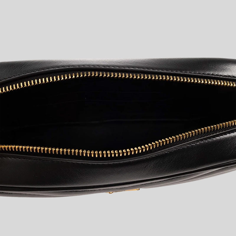 SAINT LAURENT YSL Mini Lou In Quilted Leather Black 748849DV701