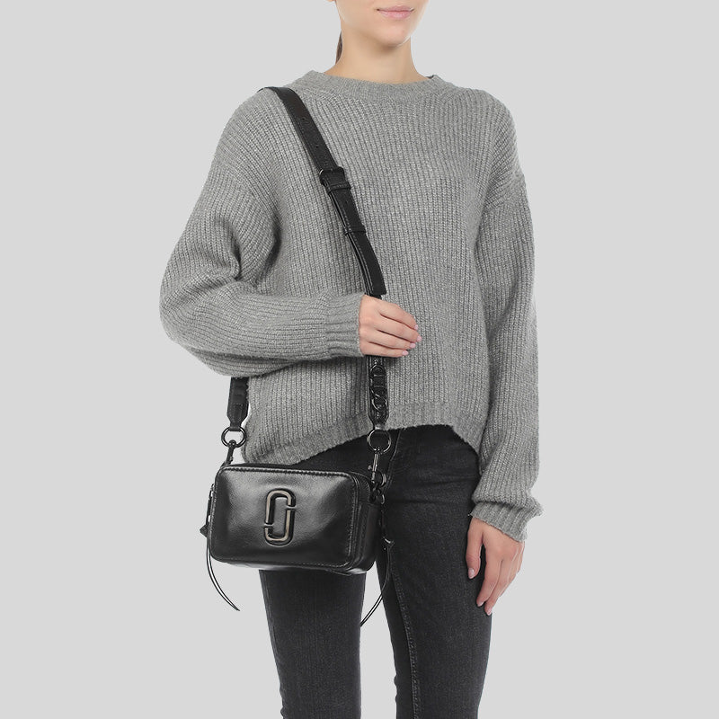 Marc Jacobs Softshot 27 Black Crossbody Bag Women's Handbag B10101