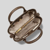 Michael Kors Austin Medium Pebbled Leather Messenger Bag Luggage 30F2GANM2L