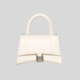 BALENCIAGA Hourglass Small Handbag Box in White 594516 lussocitta lusso citta