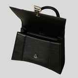 BALENCIAGA Hourglass Handbag in Black 619668