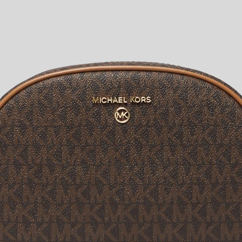 Michael Kors Jet Set Charm Small Logo Crossbody Bag Brown 32F2GT9C0B