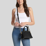 Michael Kors Veronica Extra-Small Saffiano Leather Crossbody Bag Black 32S3G6VC0L