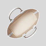 Michael Kors Jodie Small Logo Jacquard Tote Bag Optic White 35H1T2JT1C