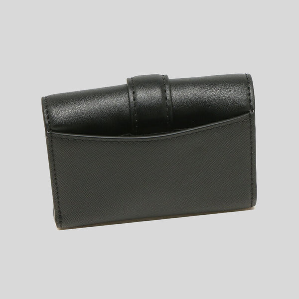 Michael Kors Carmen Medium Faux Leather Wallet Black 35S2GNMF6L