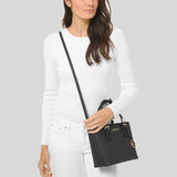 MICHAEL KORS Jet Set Travel Extra Small Convertible Tote In Signature Canvas Black 35T9GTVT0B