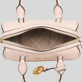Michael Kors Travel XS Duffle Crossbody Bag in Signature Dark Powder Blush 35S2GTFC0B