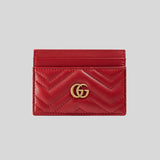 Gucci GG Marmont card case Red 443127 lussocitta lusso citta