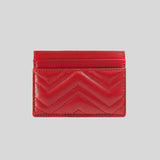 GUCCI GG Marmont card case Red 443127
