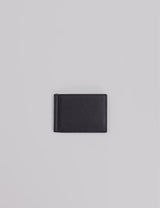 Coach Slim Money Clip Billfold Wallet In Signature Canvas Charcoal Black CH086