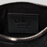 Gucci GG Microguccissima Pouch With Keyring Black 544476