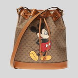 GUCCI Disney x Gucci Mickey Mouse Print Small Bucket Bag 602691 lussocitta Lusso Citta