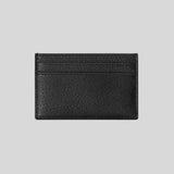 GUCCI GG Marmont Leather Card Case Black 657588