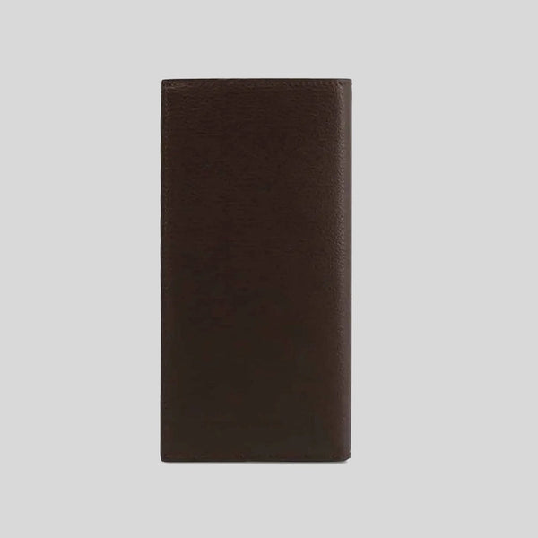 Salvatore Ferragamo Men's Calf Leather Slim Long Wallet T.Moro 0753005