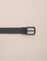 COACH Men's Modern Harness Cut-To-Size Reversible Signature Coated Canvas Belt Black F64825