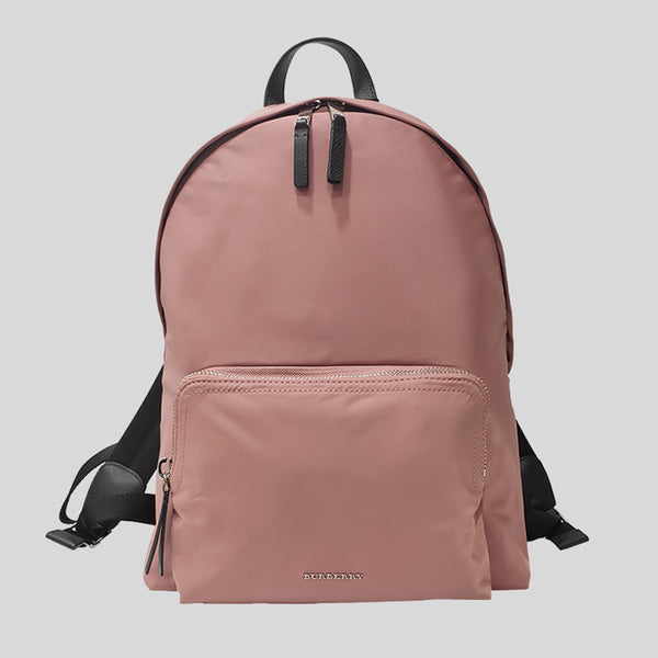 BURBERRY Unisex Nylon Backpack Mauve Pink 80361631 LussoCitta