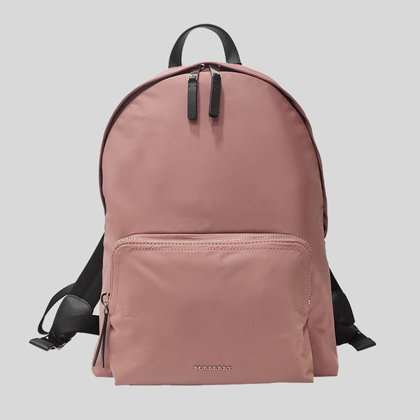 Burberry Unisex Nylon Backpack Mauve Pink 80361631 lussocitta lusso citta