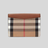 BURBERRY Hampshire House Check Crossbody Bag Brown 80463211