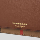 BURBERRY Hampshire House Check Crossbody Bag Brown 80463211