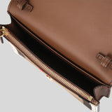 BURBERRY Hampshire House Check Crossbody Bag Brown 80463211