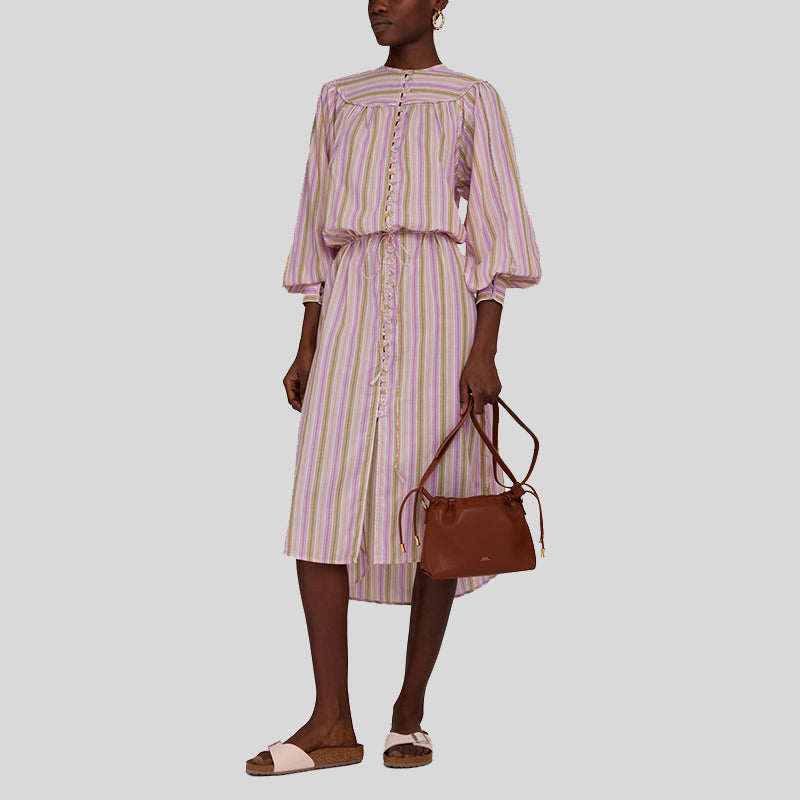 A.P.C Brown Mini Ninon Bag Hazelnut F61582
