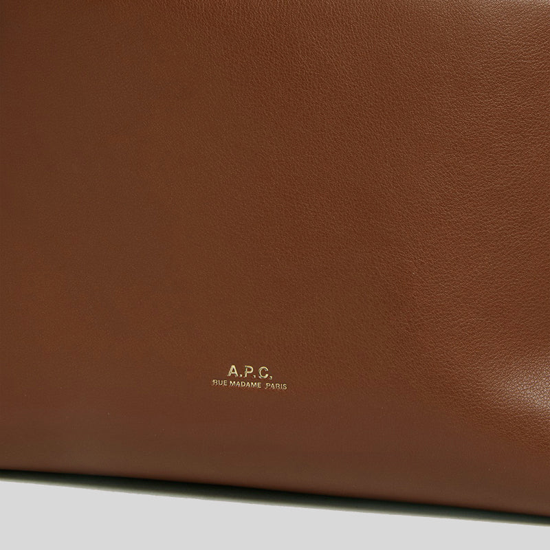 A.P.C Brown Mini Ninon Bag Hazelnut F61582