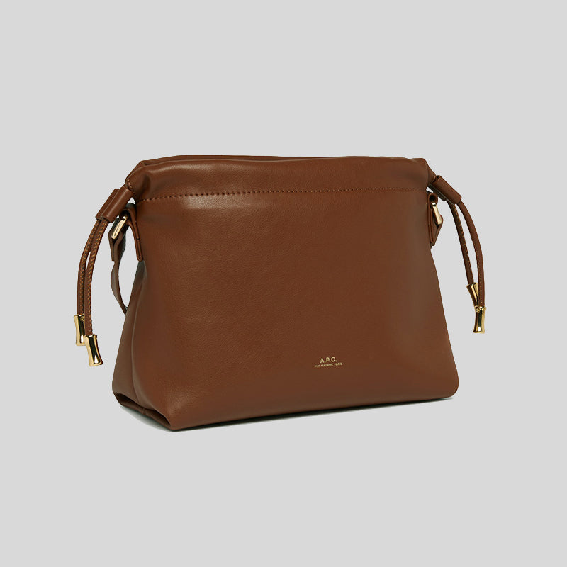 A.P.C Brown Mini Ninon Bag Hazelnut F61582
