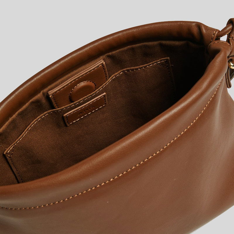 A.P.C Brown Mini Ninon Bag Hazelnut F61582
