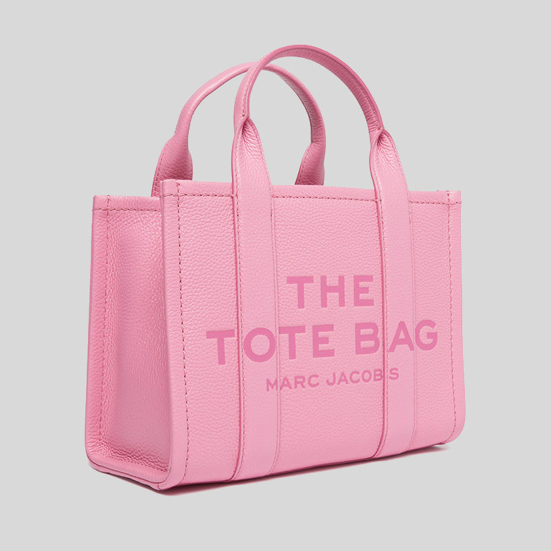 Marc Jacobs Leather The Tote Mini Traveler Tote Bag Candy Pink H009L01SP21