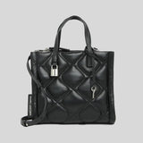 Marc Jacobs Quilted Mini Grind Leather Tote Black H047L01RE22