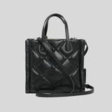 Marc Jacobs Quilted Mini Grind Leather Tote Black H047L01RE22