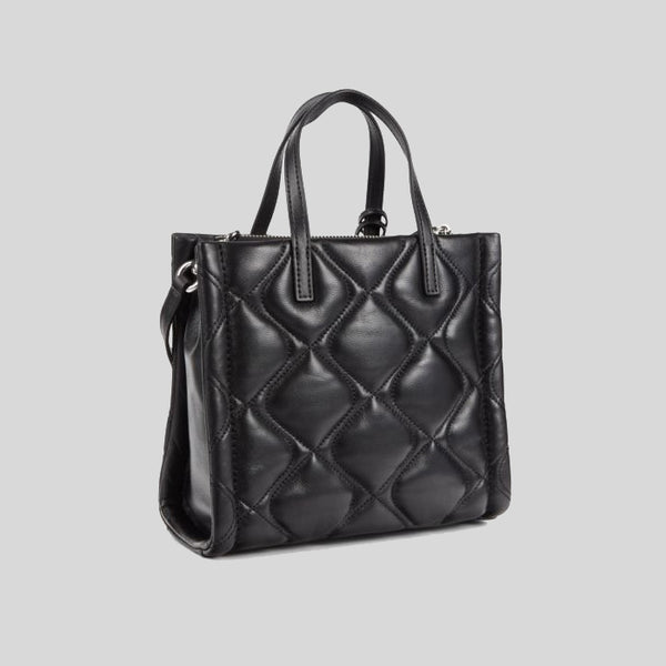 Marc Jacobs Quilted Mini Grind Leather Tote Black H047L01RE22