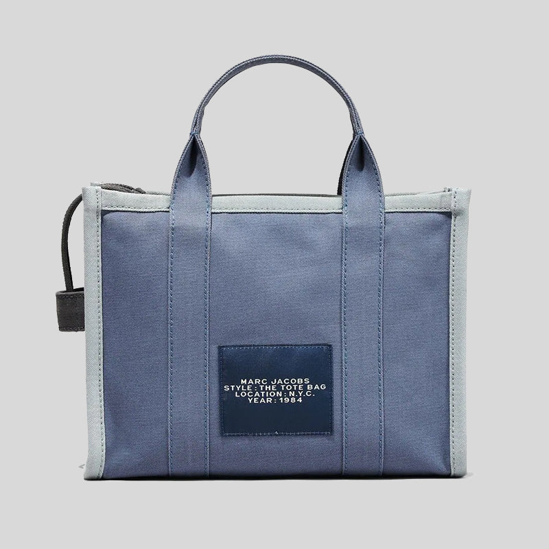 Marc Jacobs The Colorblock Medium Tote Bag Blue Shadow Multi H063M01RE21