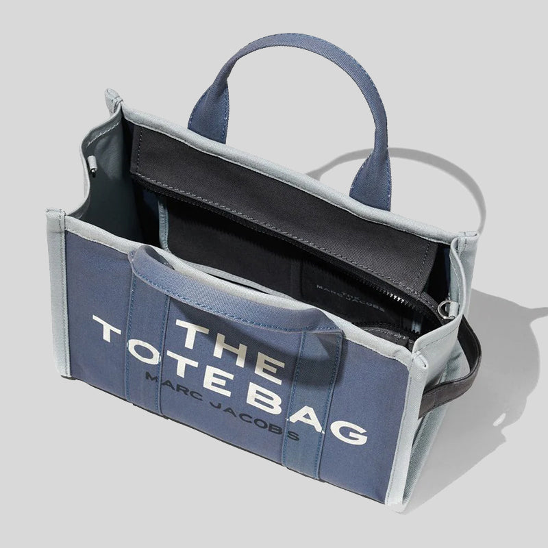 Marc Jacobs The Colorblock Medium Tote Bag Blue Shadow Multi H063M01RE21
