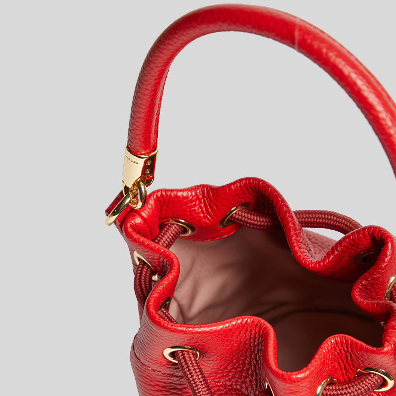 Marc Jacobs Leather Buckets in Red