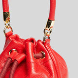 Marc Jacobs The Leather Micro Bucket Bag True Red H657L01RE22