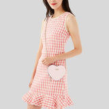 Kate Spade Love Shack Mini Heart Crossbody Purse Light Rose K6063