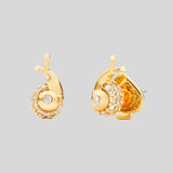 Kate Spade Fruit Salad Pavé Snail Studs K8506 lussocitta lusso citta