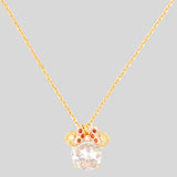 Kate Spade Disney x Kate Spade New York Minnie Mouse Pendant Necklace Clear K9265 lussocitta lusso citta