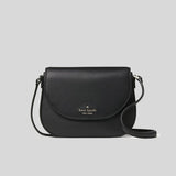 Kate Spade Leila Mini Flap Crossbody Bag Black WLR00396